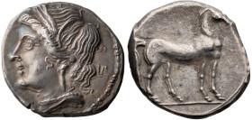 Zeugitania, Carthage. Achaean League Hemidrachm, ex BCD