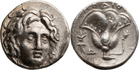 Caria, Rhodes. Didrachm