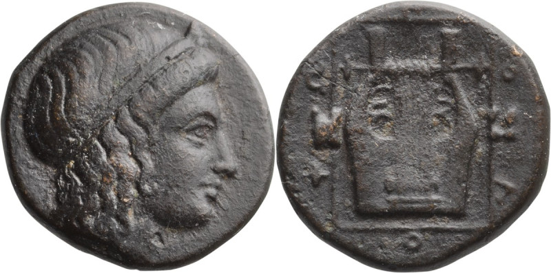 Ionia, Kolophon. AE; Ionia, Kolophon; 389-350 BC, AE, 1.80g. Milne-78, SNG Tübin...