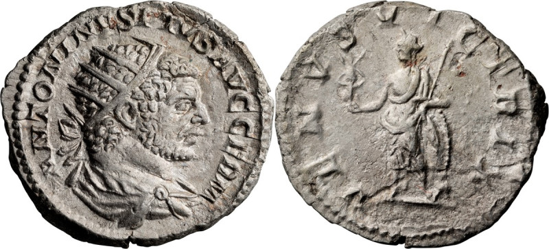 Caracalla. Antoninianus; Caracalla; 198-217 AD, Rome, 215-7 AD, Antoninianus, 5....