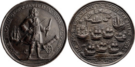 Great Britain, Admiral Vernon Medal, 1739, Medal, EF