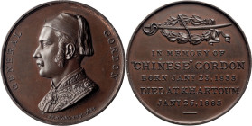 Great Britain, Death of General Gordon, 1885, Medal, EF
