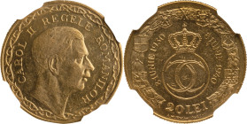 Romania, Carol II, 1940, 20 Lei, NGC, MS61
