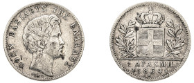 Greece, King Otto, 1832-1862. Drachma, 1834 A, First Type, Paris mint, 4.41g (KM15; Divo 12d).

Very fine or better.