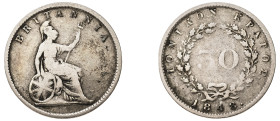 Greece, Ionian Islands, British Administration, 1809-1863. 30 Lepta, 1848, 1.32g (KM35).

Fine.