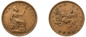 Greece, Ionian Islands, British Administration, 1809-1863. Lepton, 1849, 1.86g (KM34).

Extremely fine or better with lustre.