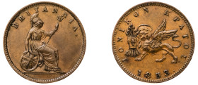 Greece, Ionian Islands, British Administration, 1809-1863. Lepton, 1853, medal alignment, 1.91g (KM34).

Good extremely fine.