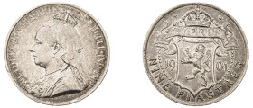 Cyprus, British Administration, Victoria, 1837-1901. 9 Piastres, 1901, Royal mint, 5.65g (KM6; Fitikides 42).

About extremely fine with minor marks o...