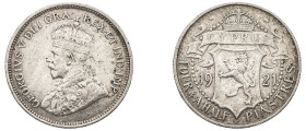 Cyprus, British Administration, George V, 1910-1936. 4 1/2 Piastres, 1921, Royal mint, 2.81g (KM15; Fitikides 63).

Very fine.