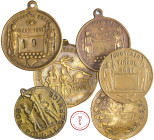 France, Troisième République (1870-1940), Lot de 6 médailles, Souvenir du tirage au sort pour le service militaire, TTB, Collection Gauthiez Pierre....