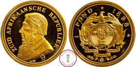 France, Cinquième République (1958-), Médaille, Reproduction en or du Pond 1898 d'Afrique du Sud, Or, 585%, FDC, PROOF, 3.12 g, 20 mm,