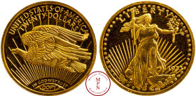 France, Cinquième République (1958-), Médaille, Reproduction en or du Liberty gold dollar 1933, Or, 585%, FDC, PROOF, 3.12 g, 20 mm,