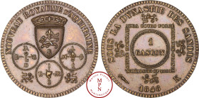 France, 2e République (1848-1852), Module de 5 francs, 1 gascon ou 10 centimes, nouveau royaume d'Aquitaine, dynastie des Sandis, Henri Fonfrède 1848,...