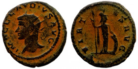 Claudius II Gothicus Antoninianus (AD 268-270)
20mm 2,94g
Artificial sand patina