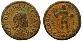 Honorius 393-423AD AE follis Bronze. 
29mm 14,78g
Artificial sand patina