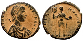 Theodosius I AD 379-395. follis
25mm 8,64g
Artificial sand patina