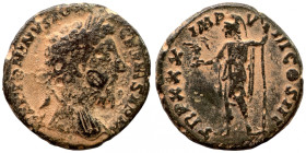 MARCUS AURELIUS (161-180). Bronze
24mm 11,51g
Artificial sand patina