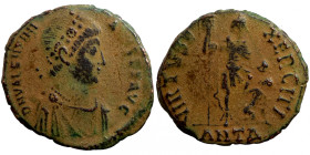 VALENTINIAN I. AE, Follis. 367-375 AD 
23mm 10,17g
Artificial sand patina