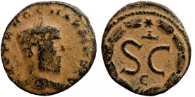 Macrinus AD 217-218 Antioch Bronze
23mm 7,09g
Artificial sand patina