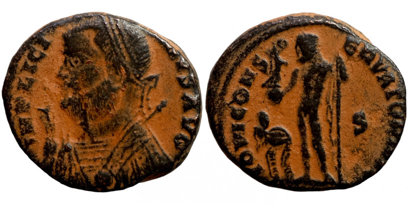 Licinius I. (321-323 AD) Follis
21mm 2,23g
Artificial sand patina