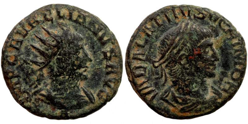 Aurelian / Vabalathus. (271-272 AD). BI Antoninian.
19mm 3,58g