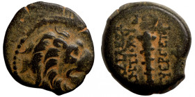 Seleucis Kingdom Greek Coin 1-4 BC Century
15mm 2,82g
Artificial sand patina