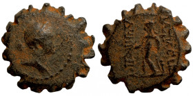 Seleucis Kingdom Greek Coin 1-4 BC Century
14mm 2,28g
Artificial sand patina