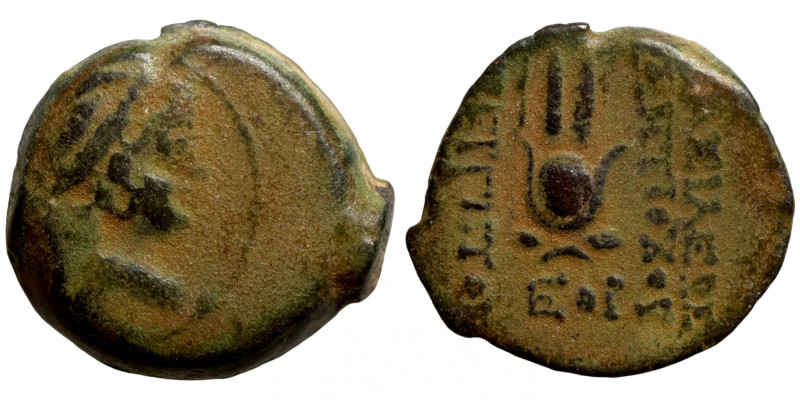 Seleucis Kingdom Greek Coin 1-4 BC Century
19mm 6,28g
Artificial sand patina