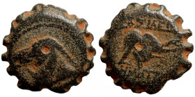 Seleucis Kingdom Greek Coin 1-4 BC Century
15mm 3,32g
Artificial sand patina