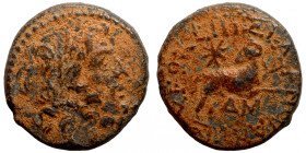 Roman provincial bronze coin Artifically sand patina
20mm 6,71g
Artificial sand patina