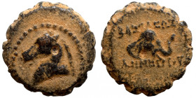 Roman provincial bronze coin Artifically sand patina
17mm 3,55g
Artificial sand patina