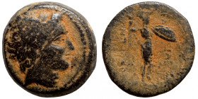 Roman provincial bronze coin Artifically sand patina
15mm 3,64g
Artificial sand patina