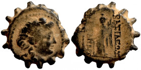 Seleucis Kingdom Greek Coin 1-4 BC Century
17mm 4,94g
Artificial sand patina