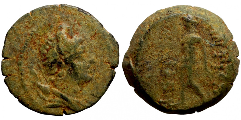 Seleucis Kingdom Greek Coin 1-4 BC Century
15mm 2,70g
Artificial sand patina