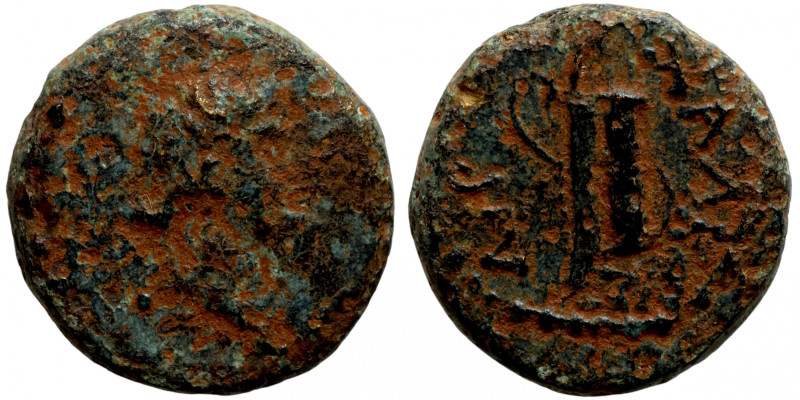 Seleucis Kingdom Greek Coin 1-4 BC Century
11mm 2,10g
Artificial sand patina