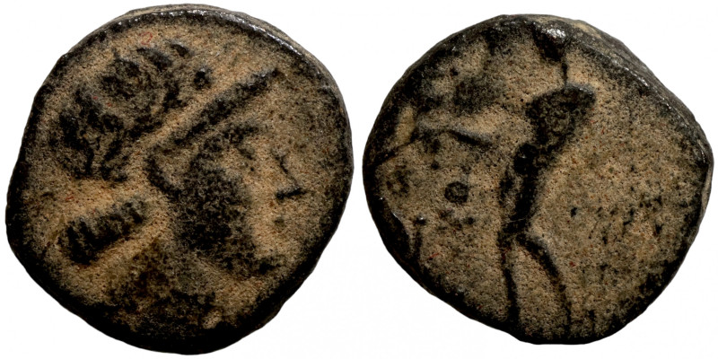 Seleucis Kingdom Greek Coin 1-4 BC Century
10mm 1,57g
Artificial sand patina