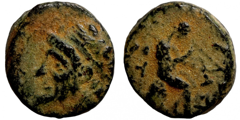 Seleucis Kingdom Greek Coin 1-4 BC Century
13mm 1,81g
Artificial sand patina