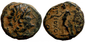 Seleucis Kingdom Greek Coin 1-4 BC Century
11mm 2,04g
Artificial sand patina