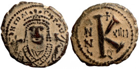 Byzantine bronze coin
22mm 5,72g
Artificial sand patina