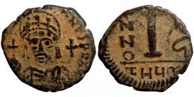 Byzantine bronze coin
21mm 4,05g
Artificial sand patina