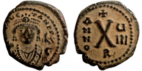 Byzantine bronze coin
16mm 2,95g
Artificial sand patina