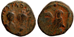 Antik bronze coin
11mm 1,76g
Artificial sand patina