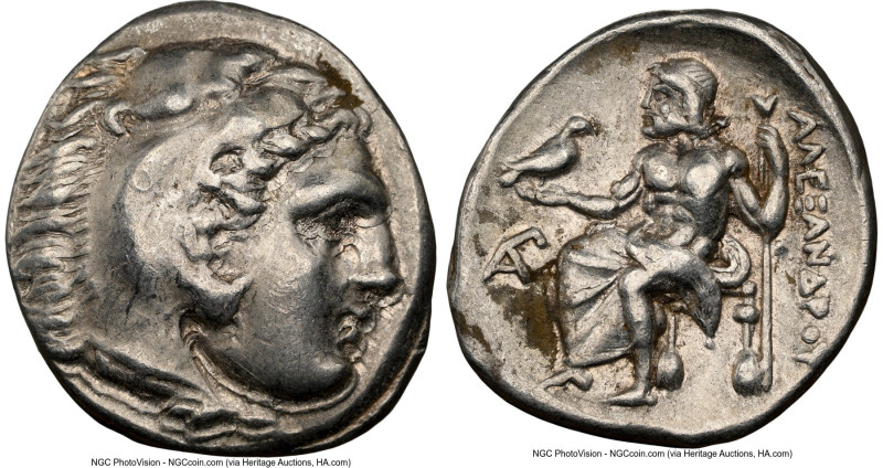 MACEDONIAN KINGDOM. Alexander III the Great (336-323 BC). AR drachm (18mm, 4.31 ...