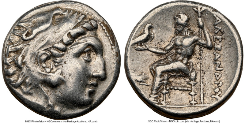 MACEDONIAN KINGDOM. Alexander III the Great (336-323 BC). AR drachm (16mm, 10h)....