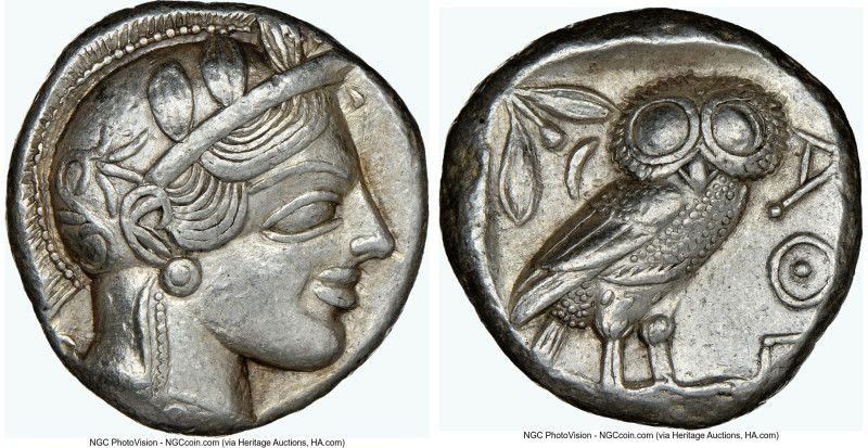 ATTICA. Athens. Ca. 440-404 BC. AR light-weight specimen tetradrachm (22mm, 16.8...