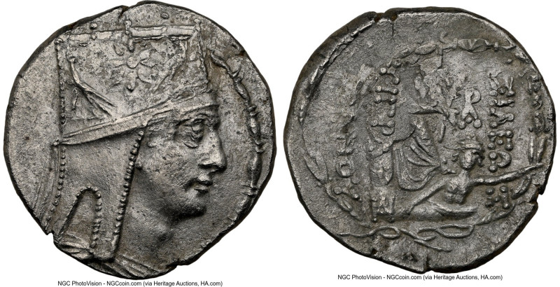 ARMENIAN KINGDOM. Tigranes II the Great (95-56 BC). AR tetradrachm (27mm, 15.29 ...