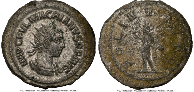 Macrianus (AD 260-261). BI antoninianus (23mm, 7h). NGC XF, Silvering. Antioch. ...