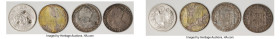 4-Piece Lot of Uncertified Assorted silver Crowns, 1) Japan: Meiji Yen Year 13 (1880) - XF (Chopmarked, Cleaned), Osaka mint, KM-YA25.2. 38.6mm. 26.84...