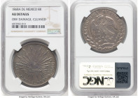 Republic 8 Reales 1868 A-DL AU Details (Obverse Damage, Cleaned) NGC, Alamos mint, KM377, DP-As06. HID09801242017 © 2024 Heritage Auctions | All Right...