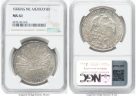 Republic 8 Reales 1888 As-ML MS61 NGC, Alamos mint, KM377, DP-As28. HID09801242017 © 2024 Heritage Auctions | All Rights Reserved